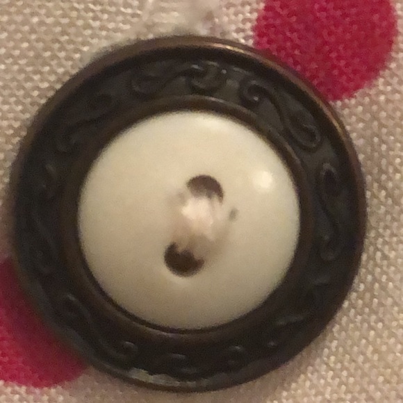 90’s Vintage Pembrooke Lane Pink Polka Dot Blouse - Picture 3 of 11